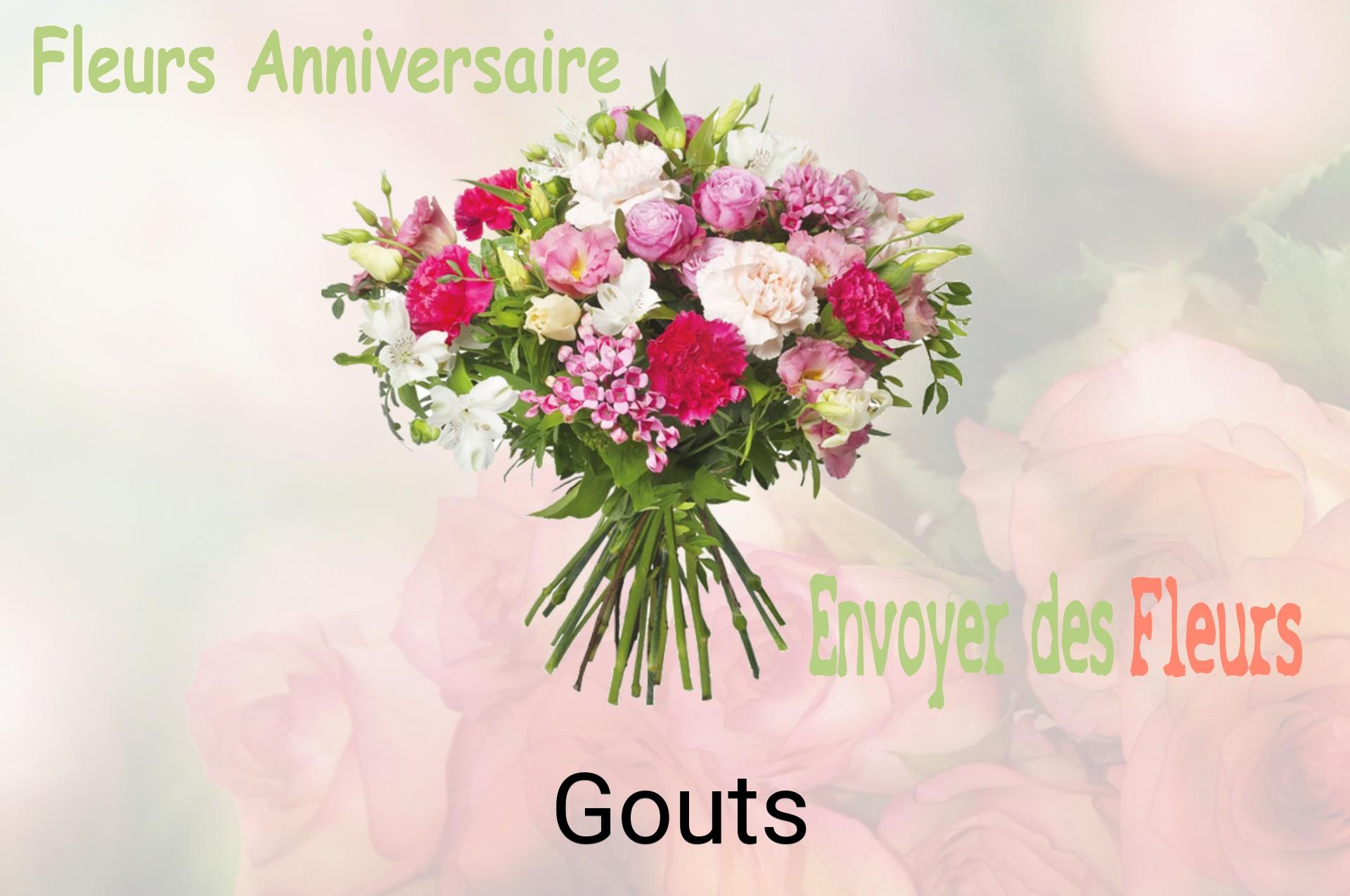 Bouquet de fleurs d’anniversaire livré à Gouts